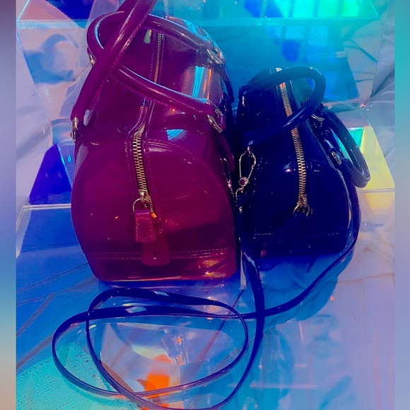 FURLA Candy bag grape mini, 2 ways, purple, authentic - Picture 6 of 13